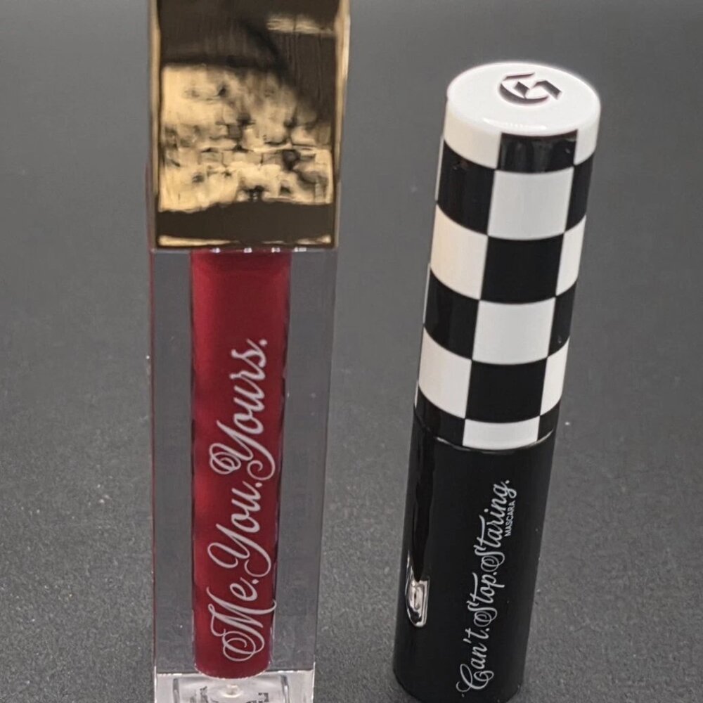 GXVE Lightweight Longwear Matte Liquid Lipstick & Travel Size Mascara Bundle